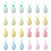 Indoor Party Decoration Props Easter Atmosphere Flower Dot Grid Pattern Foam Egg Hanging Festival Scene Decoration Props
