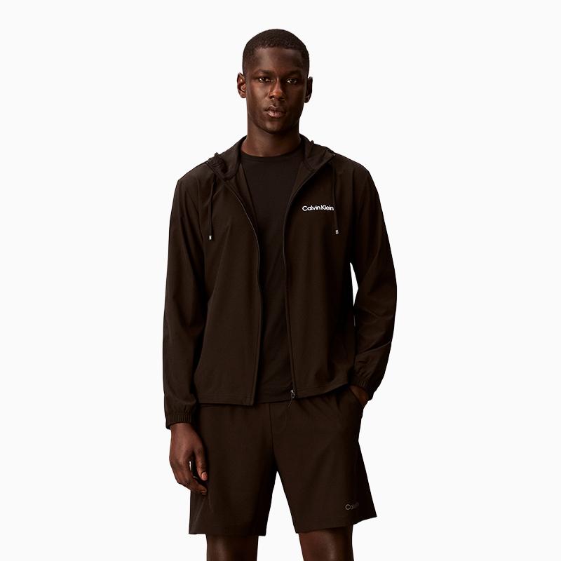 

Calvin Klein Outdoor Trendy Color Block Letter Hooded Running Training Sweatshirt Men sweatshirt GMS6J400 L