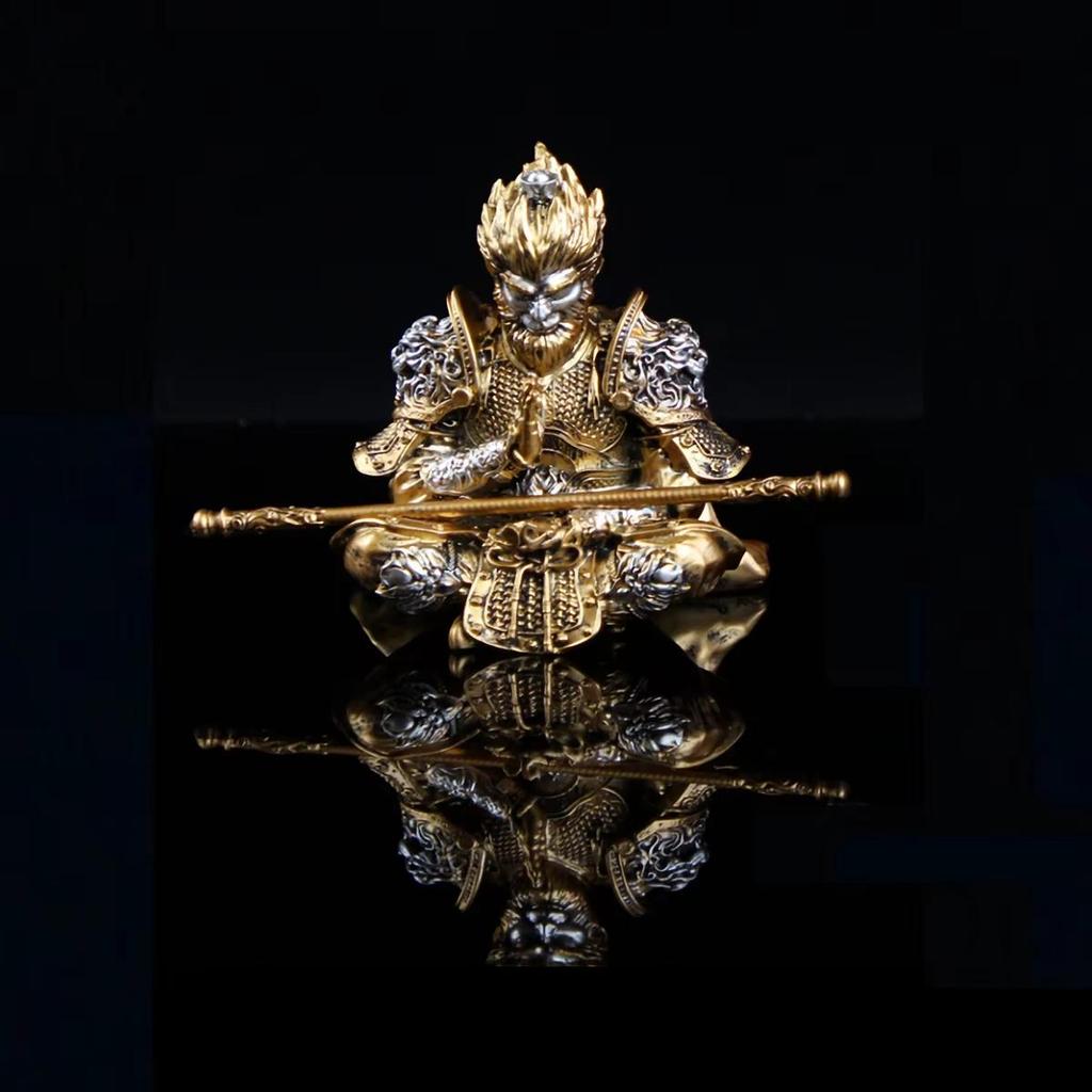 1pc Sun Wukong Action Figure Car Ornament Realistic Design Dashboard Decoration for Car Interior Decor