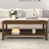 VidaXL Coffee Table Honey Brown 110x55x45 Cm Solid Pine Wood 822275
