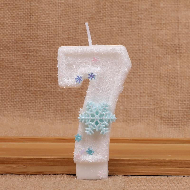 

Свечи с блестками в виде снежинок, цифры, детские, для девочек, для торта на день рождения в стиле «Холодное сердце», украшения, реквизит, цифры 0-9, цифровые, подарок на детский праздник, бэби-шауэр