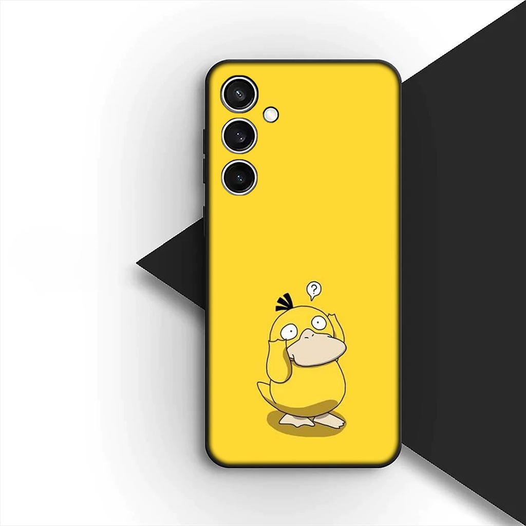 for Samsung Galaxy S20 S22 S21 FE Ultra Plus A07 A17 A15 A16 A25 A57 A37 Phone Case P-Pokemons GO Gengar P-Pikachus Psyduck