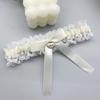 Bride Wedding Lace Garter Elastic Leg Band Lace Trim Design Leg Decoration for Formal Event Proms Ceremony Accessories