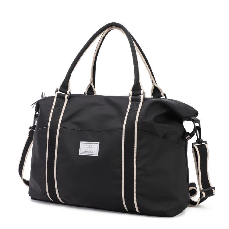 

Дорожная сумка женская большая вместимость легкая дорожная сумка сумка для хранения фитнес-сумка дорожная сумка чёрный