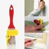 Roter Kantenpinsel, sauber geschnitten, professioneller Kantenpinsel für Zuhause, Zimmer, Wand, Büro, Decke, Ecke, Farbtrenner