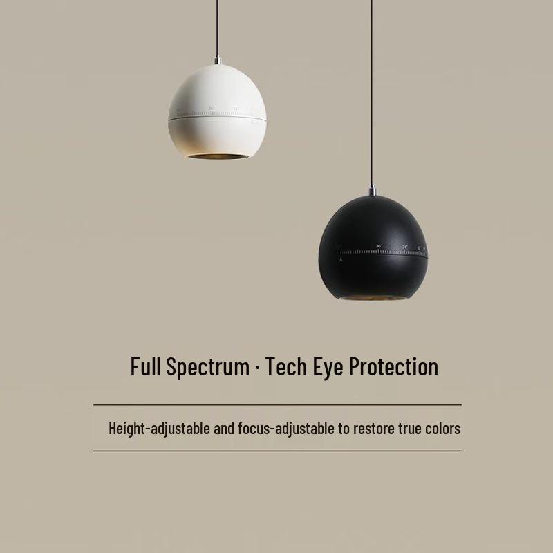 

Modern Minimalist Adjustable Pendant Light for Bedroom and Bar Regular; Sand White; Warm Light