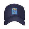 Curious George with balloons Baseball Caps Snapback Fashion Baseball Hats Breathable Casual Casquette Outdoor Men's And Women's