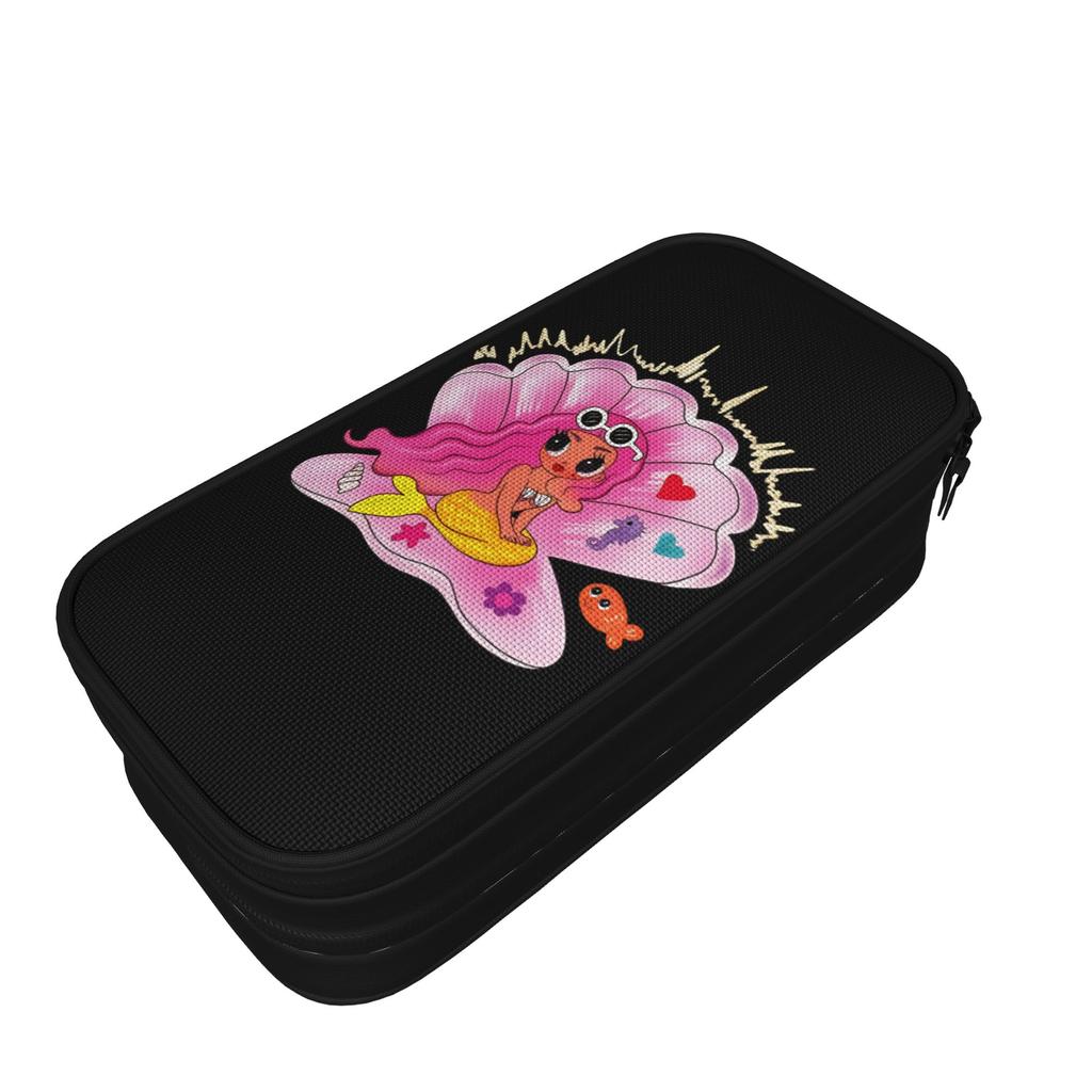 Pink Karol G Tropicoqueta Pencil Cases Fun Pen Bag Student Large Storage School Supplies Gift Pencilcases