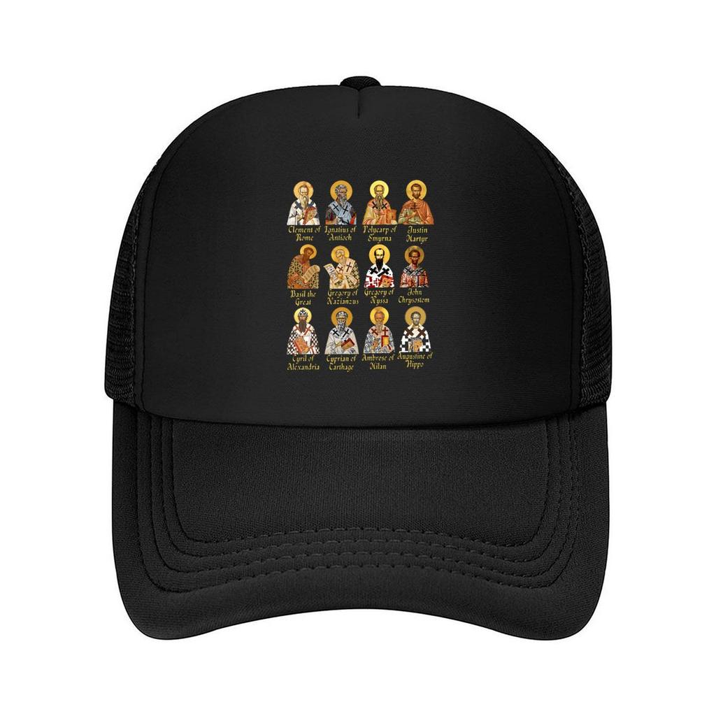 Orthodox Saints Icons Wall Art Home Decor Mesh Baseball Cap Hip Hop