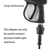High Pressure Washer Gun for Karcher K2-K7&Nilfisk- Multi-Function Quick Connect Nozzle, Heavy Duty Cleaning for Car & Home