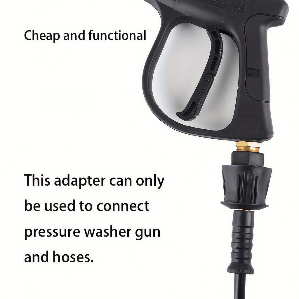 High Pressure Washer Gun for Karcher K2-K7&Nilfisk- Multi-Function Quick Connect Nozzle, Heavy Duty Cleaning for Car & Home