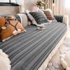 Cream Style Sofa Cover Cloth Thickened New Straight Row Anti Slip Sofa Cushion Cover Soft One-piece Autumn and Winter Season
