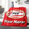 1 шт. Персонализированное одеяло PSV с именем, Подарок, для мужчин и женщин, Мягкое одеяло, Хорошо для дивана, кровати, диван-кровати, путешествий, Легкое фланелевое одеяло