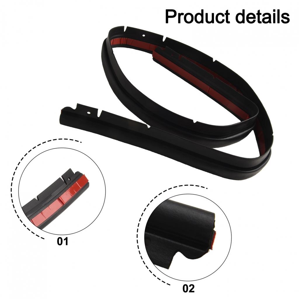 Rubber Hood Sealing Strip Clip-On For Corolla 2007-2013