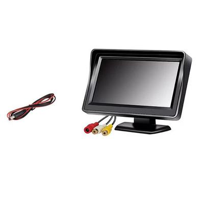 Buerjia Zpětná kamera, Širokoúhlá, 4,3palcový TFT LCD displej nebo monitor, Vodotěsná, Noční vidění, Zpětná, Monitor