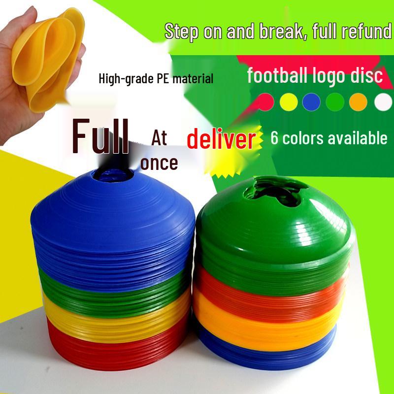 Training Cone Disc for Football & Obstacle Marking 18 cm cone