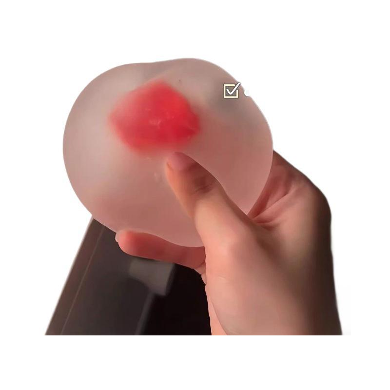 Strawberry Mochi Xiaohongshu-Style Decompression Pinch Toy for Gifting & Pranks – Slow Rebound Vent Toy