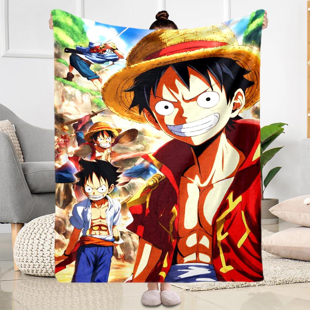 One Piece Adventure Suitable Blanket for Offices, Travel, Living Rooms Also a Good Gift for Friends and Family Suitable for All Seasons.