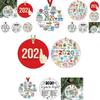 Einzigartiger 2020 Ein Jahr zum Erinnern Acryl Quarantäne Weihnachtsanhänger für personalisierten Baumschmuck