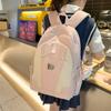 Einfacher und niedlicher hochwertiger Damen-College-Rucksack, modischer Rucksack mit großem Fassungsvermögen, Sport-Reise-Computertasche