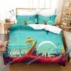 3D Print Game No Mans Sky Bedding Set 3D Printed Suitable For Bedroom Duvet Cover Set With Pillowcases Kids Home Textile
