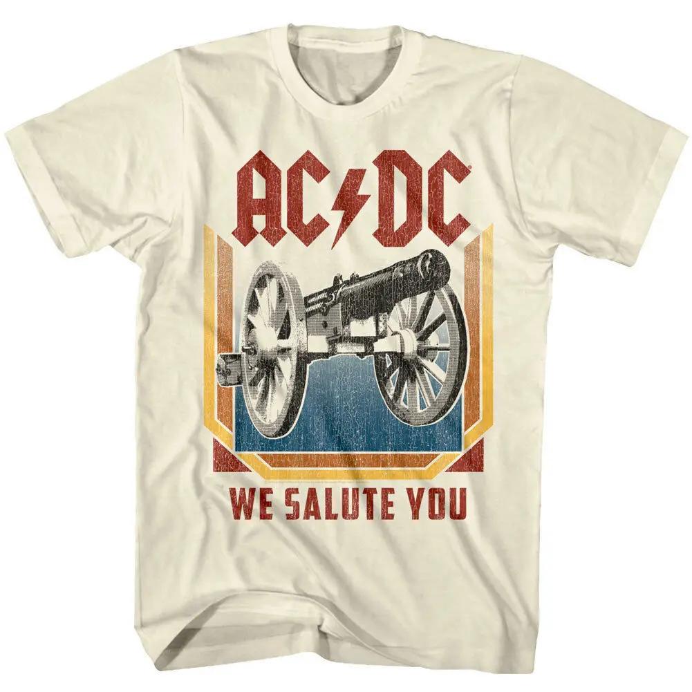 ACDC Band 1981 Tokyo Konzert Gedenkausgabe Herren Metal Punk Baumwolle Kurzarm T-Shirt Grafik T-Shirts