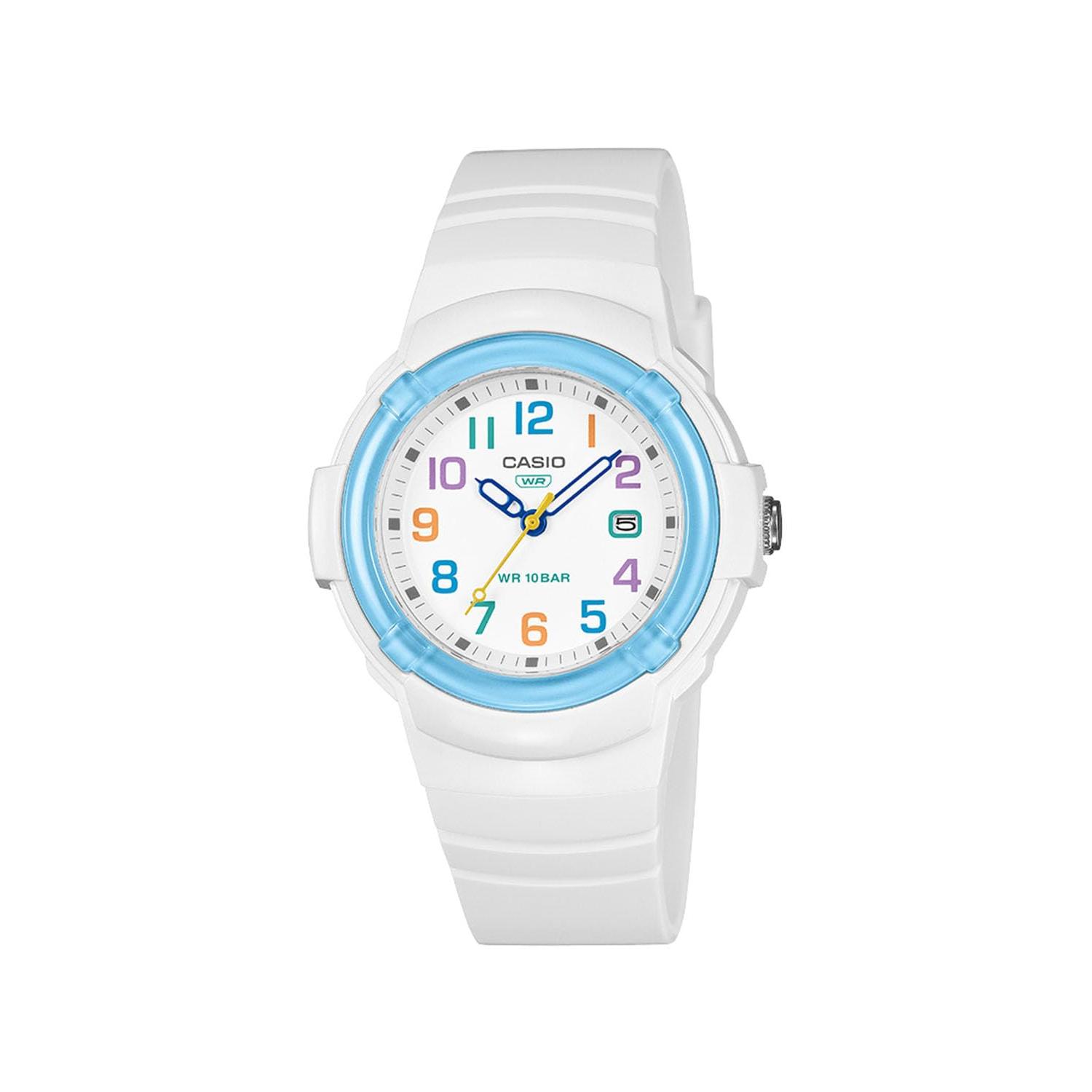 Casio Женские часы Casio Collection, Экологичные материалы, Белый/Синий, LX-800H-7A2JF (Модель для внутреннего рынка Японии)