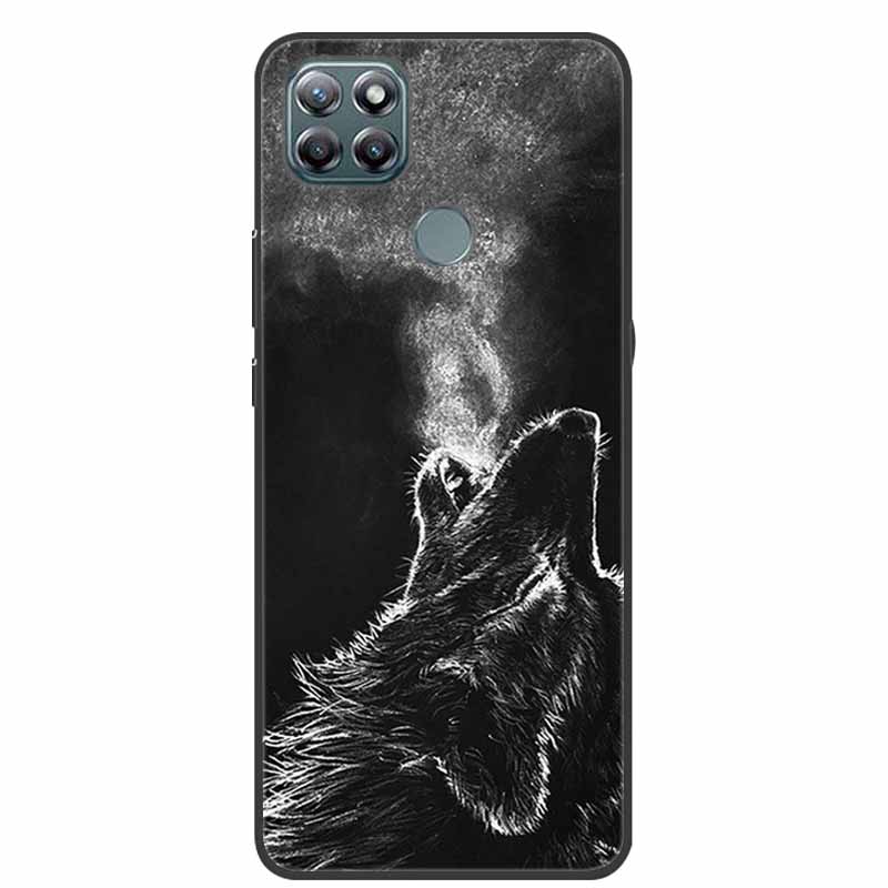 Für Lenovo K12 Pro Hülle Weiches Silikon Wolf Löwe TPU Rückabdeckungen für Lenovo K12Pro Handy Tasche Cartoon Schutzhüllen Hübsch