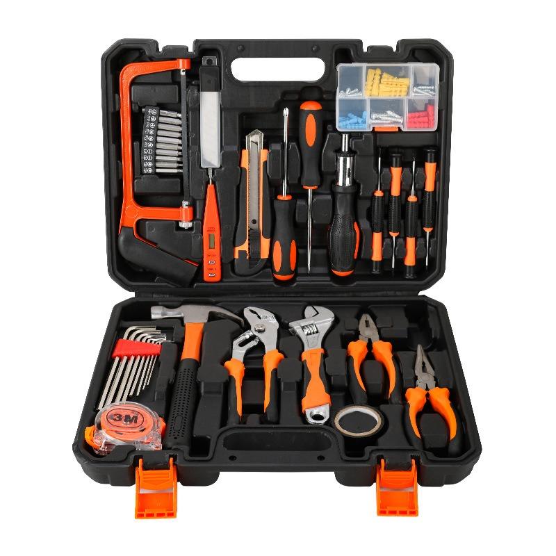 Household Hardware Hand Tool Set With Storage Tool Box Complete Combination Kit Gift Tool Set For Home Repair