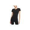 T Shirts Women's Black Crew Neck Moderate DD0589-010