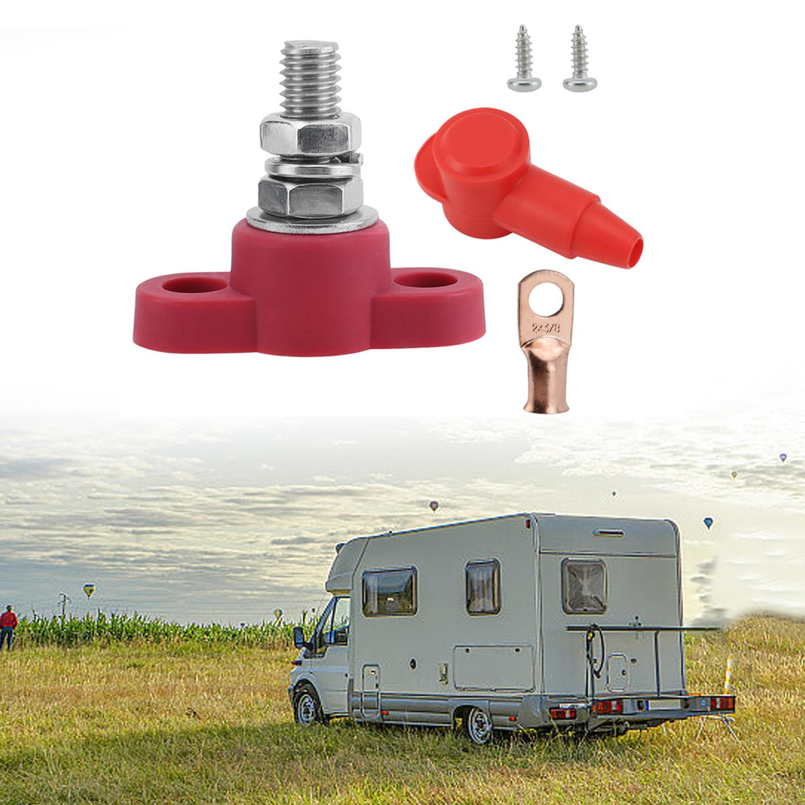 

Heavy Duty 3/8 Power Unit Terminal Block for Automotive Applications червоний