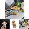 Adorable Plush Keychain Doll Bag For Birthdays Soft Mouse Style Cute Accessory