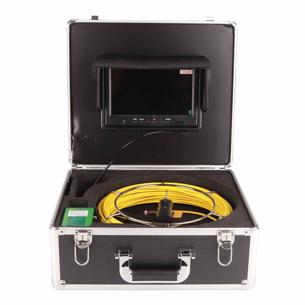 Industrial Endoscope 9 Inch Video 30MM Borescope Pipe Wall Inspection Detection Camera Drain Sewer