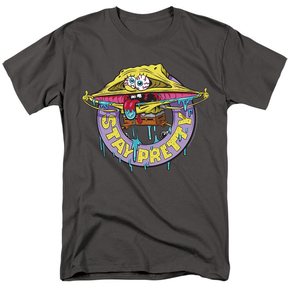 SpongeBob SquarePants - Stay Pretty - Adult Men T-Shirt 2XL