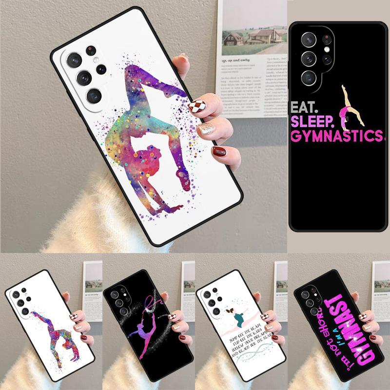Love Gymnastics Silicone Phone Case For Samsung Galaxy Note 10 Pro S26 S25 S24 S23 S22 S21 Plus S25Ultra Capa Cover