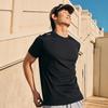 Li Ning Cool Tea T-shirt Casual Klimmen Fitness Ronde Hals Veelzijdig Sneldrogend Koel Comfortabel Ademend Korte Mouw Heren T-shirts Zwart ATSV645-2
