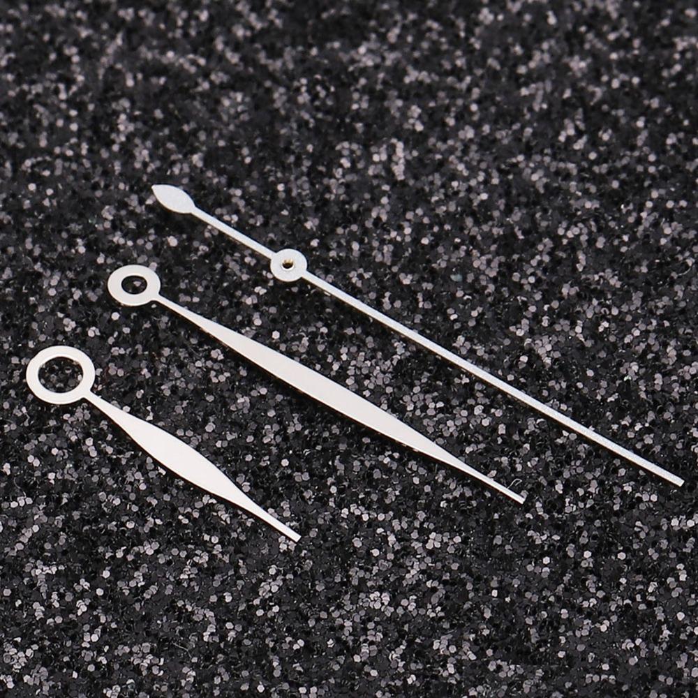 Metal Watch Hands Set Hour Hand Total Length 10.5mm Watch Needles For Watchmakers