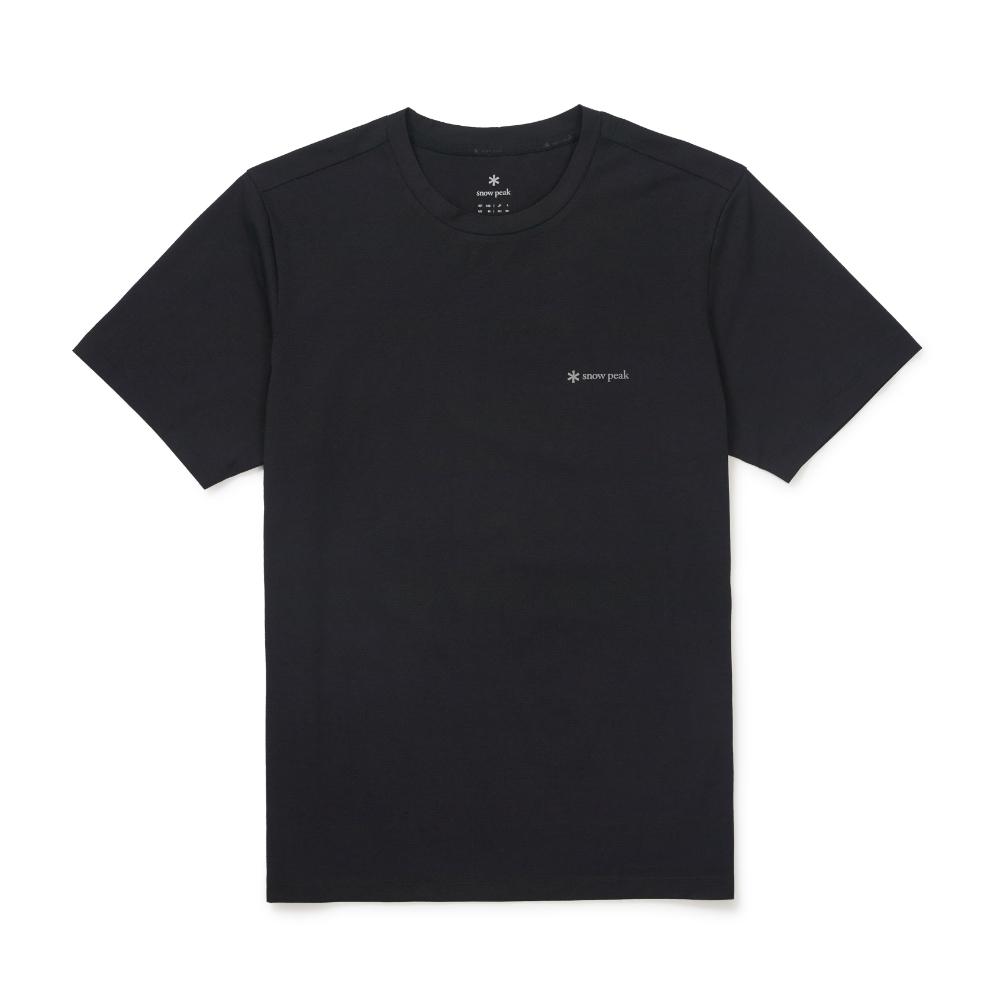 SNOWPEAK Quick Dry Air Hole Basic Short Sleeve T-shirt Dark Charcoal (S26MMTTS58)