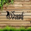 Metal Wall Art Black Iron Crescent Moon Stars Bedroom Farmhouse Gift