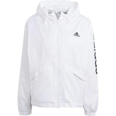 Lässige Sport-Webjacke mit Kapuze Damen Oberbekleidung Weiß GL0647
