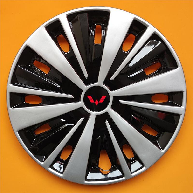 Compatible Wheel Hub Covers for Wuling Rongguang (Double Row), Hongguang VPLUS, Zhiguang S, and Zhengcheng (Single Row).