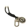 Used 12564 Key Ring Leather Rope M67224 7950 Knot Black LV Circle Charm Damier Graphite Noir Men's from Japan AUTHENTIC