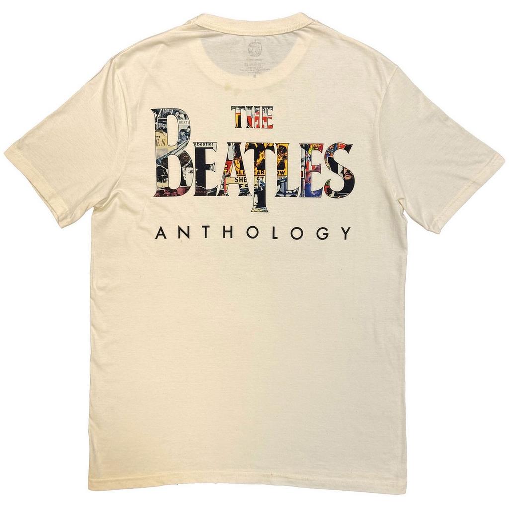 The Beatles Unisex Adult Anthology Group Photo Back Print T-Shirt