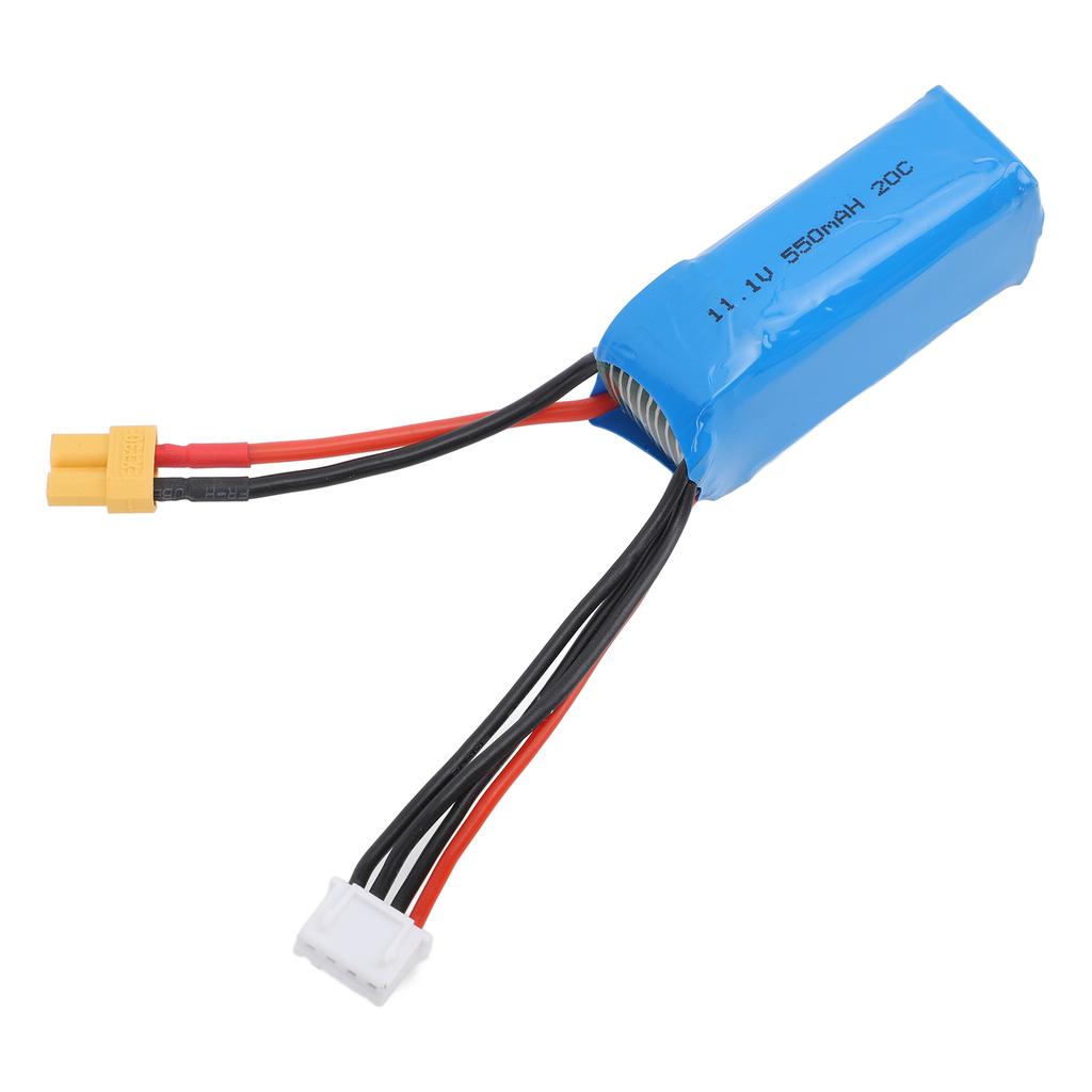 11.1V 550MAH 20C 3S RC Helicopter Lithium Battery Replacement for YUXIANG F150 Helicopter