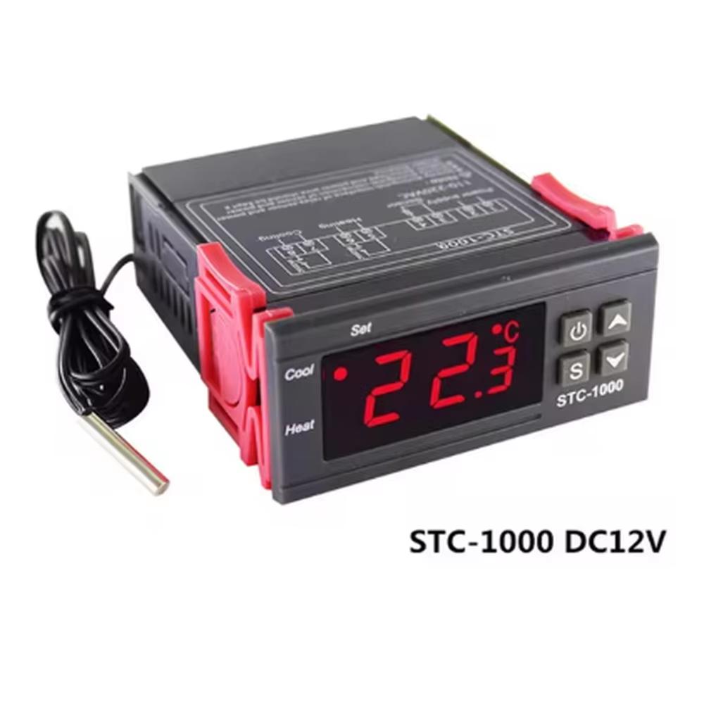 Digital Temperature Controller STC-1000 Temperature Regulator AC 110~220V Refrigerator Thermostat Support Heating/Cooling