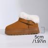 Women's Large Size Winter Warm Snow Boots Padded Lining Waterproof Ankle Boots Anti Slip Outdoor Shoes Hiking Mountaineering Sports Boots