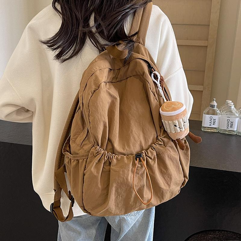 Rucsac Casual Femei Capaci Mare Moda Student Liceu Pliat ghiozdan Rucsac din Pânză Rucsac de călătorie coreean