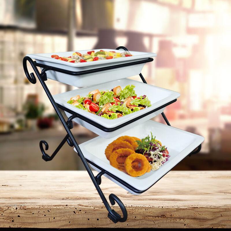 ZISIZ Three-Tier Buffet Display Stand