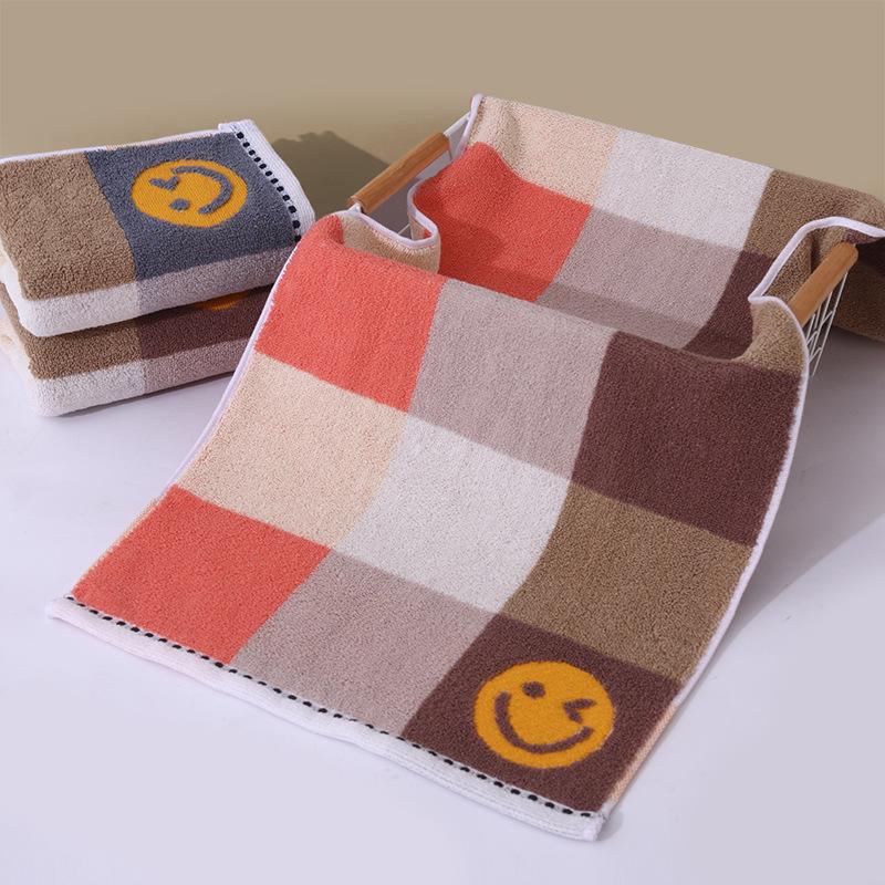 Cotton Towel Thickened Jacquard Soft Absorbent Adult Household Polyester Cotton Towel Quick Drying Towel Cotton Children's Face Towel
