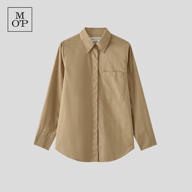 Marc O'Polo Women's Cotton Loose-Fit Long Sleeve Shirt